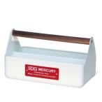 ☆ ホワイト マーキュリー 工具箱 通販 雑貨 ツールボックス おしゃれ スチール 工具入れ MERCURY ハンディツールボックス ハンドル付き