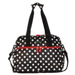 ☆ ポルカブラック マザーズバッグ トート リュック ショルダー 通販 軽量 軽い おしゃれ シンプル 3way 超軽量 大人 かわいい はっ水 撥