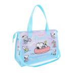 ショッピングプールバック ☆ 25.スヌーピー ☆ 縫製マチあり プールバッグ 高波クリエイト プールバッグ 縫製 マチあり キャラクター プールバック ビーチバッグ