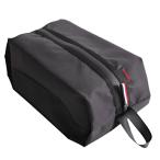 ☆ ブラック シューズバッグ 大人 通販 レディース メンズ おしゃれ はっ水 撥水 シューズ入れ スパイク入れ 上履入れ 靴バッグ 靴袋 く