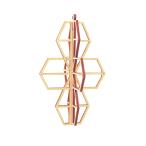 * clover * Kitokito орнамент S Kitokito орнамент S mobile дерево Северная Европа салон интерьер из дерева 