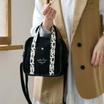 ☆ ブラック/WHダルメシアン ☆ LIZDAYS キャンバス2WAYミニトート lizdays リズデイズ ショルダーバッグ  lz-70615 ミニショルダーバッグ