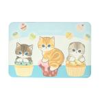 ☆ カップケーキにゃん ☆ モフサンド 珪藻土入りソフトバスマット モフサンド グッズ バスマット mofusand 珪藻土バスマット 珪藻土マット
