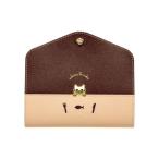 ☆ ブラウン マスクケース 携帯 通販 猫 ねこ ネコ マスク入れ 携帯マスク おしゃれ マスク 抗菌 防臭 抗ウイルス レディース 薄型 スリム