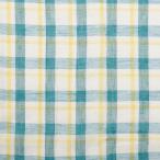 * 52939. голубой × желтый мульти- покрытие диван котацу 150×225cm мульти- Cross freak Roth проверка прямоугольный хлопок Индия хлопок sof