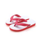 ☆ レッド ☆ 34-35(19cm) ☆ ビーチサンダル ビーチサンダル キッズ 履きやすい シャワーサンダル スリッパ 鼻緒 トングタイプ つっかけ