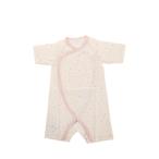 * розовый * органический грузоподъемность небо . комбинированный все * соревнования сахалинский таймень принт уход за детьми ателье органический комбинированный все baby сделано в Японии детский комбинезон-платье нижнее белье 