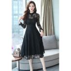 ショッピングパーティードレス ☆ ブラック ☆ L ☆ パーティードレス レディース ドレス パーティードレス レディース ドレス ワンピース ワンピ フォーマルワンピ