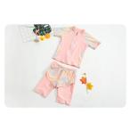 ☆ ピンク×半ズボン ☆ 2XL ☆ キッズ 水着 2点セット pk2033 キッズ 水着 2点セット 女の子 上下セット スクール水着 セパレート