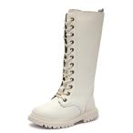 * "теплый" белый * 28(17.2cm) * Kids ботинки pkboots518 Kids ботинки Dance обувь Dance ботинки половина ботинки плетеный вверх 