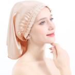 ショッピングナイトキャップ ☆ ピーチピンク ☆ ナイトキャップ シルク pmy0838 シルク ナイトキャップ シルクキャップ ヘアケア 絹 ヘアキャップ キャップ