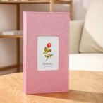 ☆ ピンク ☆ フォトアルバム 300枚収納 pmyalbum05 フォトアルバム 300枚 アルバム 写真 フォト 布 表紙 収納 整理 男の子 女の子 子供