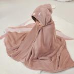 * Brown * банное полотенце pmybath012 baby Kids уголок есть банное полотенце уголок имеется с капюшоном . капот полотенце купальный халат надеть одеяло 