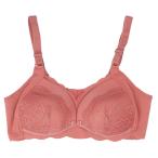 ☆ レッド ☆ 90B ☆ 授乳ブラ レース pmybr8918 授乳ブラ 前開き 授乳ブラジャー ノンワイヤー ブラジャー インナー マタニティブラ