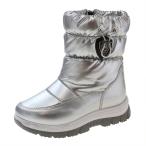 ☆ シルバー ☆ 30(19.5cm) ☆ スノーブーツ キッズ pmysnows05 スノーブーツ キッズ おしゃれ 長靴 キッズブーツ スノー ブーツ 雪遊び