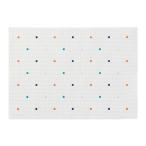 ☆ ドロップホワイト ランチョンマット 撥水 おしゃれ 通販 洗える 手洗い はっ水 32 × 45cm プレースマット 子供 キッズ ファミリー お