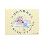 ☆ おさるのジョージおさるとバス ☆ キャラクター珪藻土バスマット 珪藻土マット やわらか バスマット 珪藻土 柔らかい やわらかい