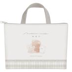 ショッピングレッスンバッグ ☆ まったりもこ ☆ レッスンバッグ レッスンバッグ 女の子 ファスナー トートバッグ A4 お稽古バッグ 習い事バッグ 通学 通園 サブバッグ