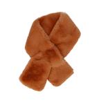 * Brown * простой мех пелерина пелерина muffler воротник наматывать шея наматывать женский женщина девочка защита горла "neck warmer" зима мелкие вещи осень-зима 
