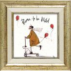 * wild ....! * SamToft Sam tofto искусство постер Sam tofto картина примерно 24cm × 24cm Sam toft искусство рама модный 