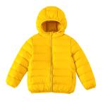 * желтый * 140CM * пуховик Kids осень-зима упаковочный пакет имеется secoat220902 пуховик Kids длинный рукав упаковочный пакет имеется одноцветный с капюшоном .