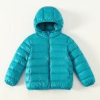 * голубой * 150CM * пуховик Kids осень-зима упаковочный пакет имеется secoat220902 пуховик Kids длинный рукав упаковочный пакет имеется одноцветный с капюшоном . ребенок одежда 