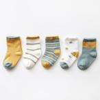 * leaf * M размер (1~3 лет рекомендация ) * Kids носки 5 шт. комплект sesocks01 детские носки комплект носки Kids обувь внизу baby носки 
