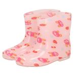 * Bear × розовый * 19 см влагостойкая обувь Kids почтовый заказ девочка сапоги модный симпатичный .. посещение школы уход за детьми . детский сад ученик начальной школы женщина . дождь shu