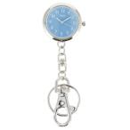 Yahoo! Yahoo!ショッピング(ヤフー ショッピング)☆ ブルー ナースウォッチ かわいい 通販 キーリングウオッチ キーウオッチ こども 子ども 子供 懐中時計 カラフル フック式 Plaisir プレ