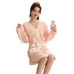 ☆ ピンク ☆ バスローブ パイル生地 バスローブ パイル レディース ルームウェア ルームウエア パイル生地 タオル地 ガウン ラップタオル