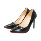 ☆ ブラック ☆ 38(24.0cm) ☆ ハイヒール パンプス ハイヒール 10cm パンプス ベーシックパンプス ウェディングシューズ