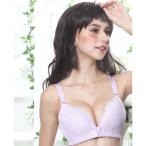 ☆ パープル ☆ 75C 授乳ブラ 前開き 通販 マタニティ ブラ ブラジャー 大きいサイズ 可愛い 垂れ おしゃれ 延長ホック ノンワイヤー ナイ