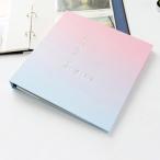 ☆ グラデーション×ピンクブルー ☆ フォトアルバム リング式 貼るタイプ yalbum5044 フォトアルバム リング式 貼るタイプ
