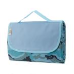 ☆ 06.ライトブルーカモ レジャーシート 厚手 大きい 150×200cm 防水 レジャーマット コンパクト 折り畳み おしゃれ 通販 洗える レジャ