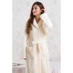 ☆ ホワイト ☆ ふわふわバスローブ ルームウェア ykbthrobe バスローブ レディース ママ ガウン タオルローブ