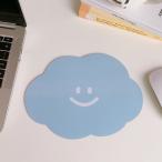 ショッピングマウスパッド ☆ ブルー ☆ かわいい くも マウスパッド マウスパッド オシャレ おしゃれ 薄型 パソコン周辺機器 雲 くも クラウド かわいい 可愛い
