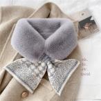 * серый *.... пелерина осень-зима ysti5302 мех пелерина muffler Short muffler защита горла "neck warmer" шарф снуд 