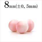1粒売り 天然石 コンクシェル ピンク 8mm t843