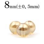 Yahoo! Yahoo!ショッピング(ヤフー ショッピング)1粒売り 天然石 アクアオーラ コスモ 丸ビーズ 8mm シャンパンカラー t534