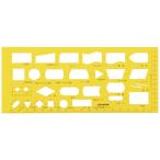 ウチダ テンプレート EDP定規 S-1 1-843-1702