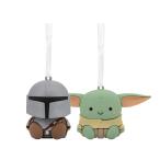 Hallmark Better Together Star * War z man daro Lien свечение g- магнит Рождество орнамент 2 шт. комплект [ flat line импортные товары ]