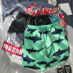 水着 メンズ サーフパンツ 海水パンツ トランクスショートパンツ 男性用 スポーツウェア 水陸両用ハーフパンツ サメ柄 海パンツ ハーフパンツ