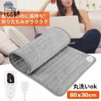 ポイント消化 ホットカーペット ミニ 寒さ対策 ホットマット 洗える 足元 60×30cm 6段階温度調節 折りたたみ