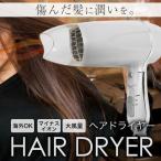 イオンドライヤー ヘアードライヤー 海外対応 マイナスイオン ドライヤー 800W 折りたたみ コンパクト 大風量 サラ艶 旅行 出張 外出 ###ドライヤHD-809BF###
