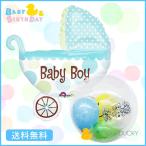 バルーン 出産祝い ギフト ベビーカー 浮かせてお届け お祝い 送料無料 風船 バルーン電報 飾り付け