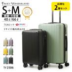 2個セット スーツケース S Mサイズ 軽量 キャリーケース 機内持ち込み 旅行 TSAロック 静音 大容量 おしゃれ キャリーバッグ TY2506