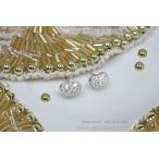 ダイヤモンドピアス K18YG PG WG 0.38ct パヴェピアス BeanPaves コロユナパヴェピアス SIクラス 透明感溢れるダイヤモンド 母の日 ギフト 記念日