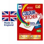 【ゆうメールで送料無料】英国製　Dylon ２２枚入り　COLOUR CATCHER カラーキャッチャー（洗濯時の色移り防止シート）ダートコレクター　ダイロン
