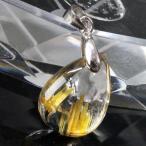 ルチルクォーツペンダントネックレス天然石