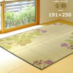 い草ラグ 3畳 176×230cm （cj-18BR） スタイリッシュ ブラウン 市松柄 不織布裏貼り カーペット 夏用 夏ラグ ラグ ラグマット